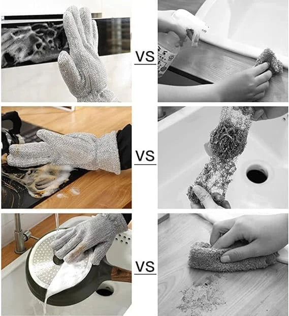 – (2 Pcs) Dishwashing Gloves - 8092