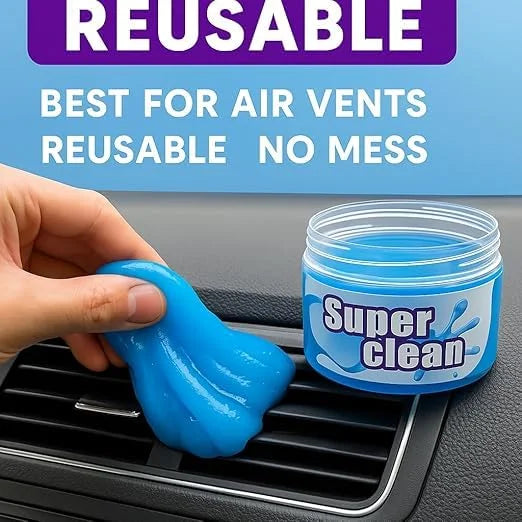 Super Clean Magic Gel Cleaner for Car Interior, Keyboard, Laptop, Computer, Window Grill & Electronics - 10816