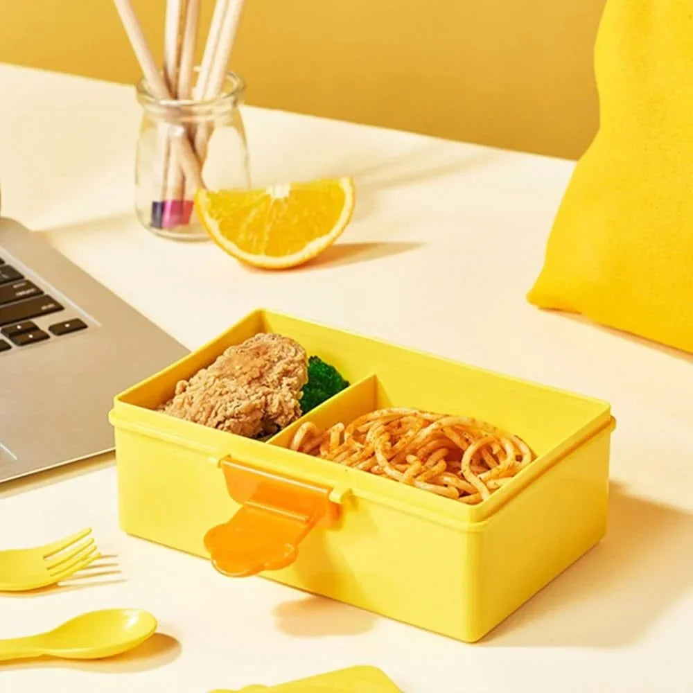 Cuddle Little Ducky Kids Lunch Box Leak-Proof Bento Box for School, Travel & Office - 6650