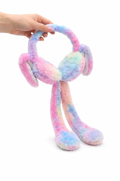 20330Winter earmuffs for Kids, Ear Muffs for Winter | Moving ear Bunny Earmuffs for Girls, Boys, Women, Chu chu sounds