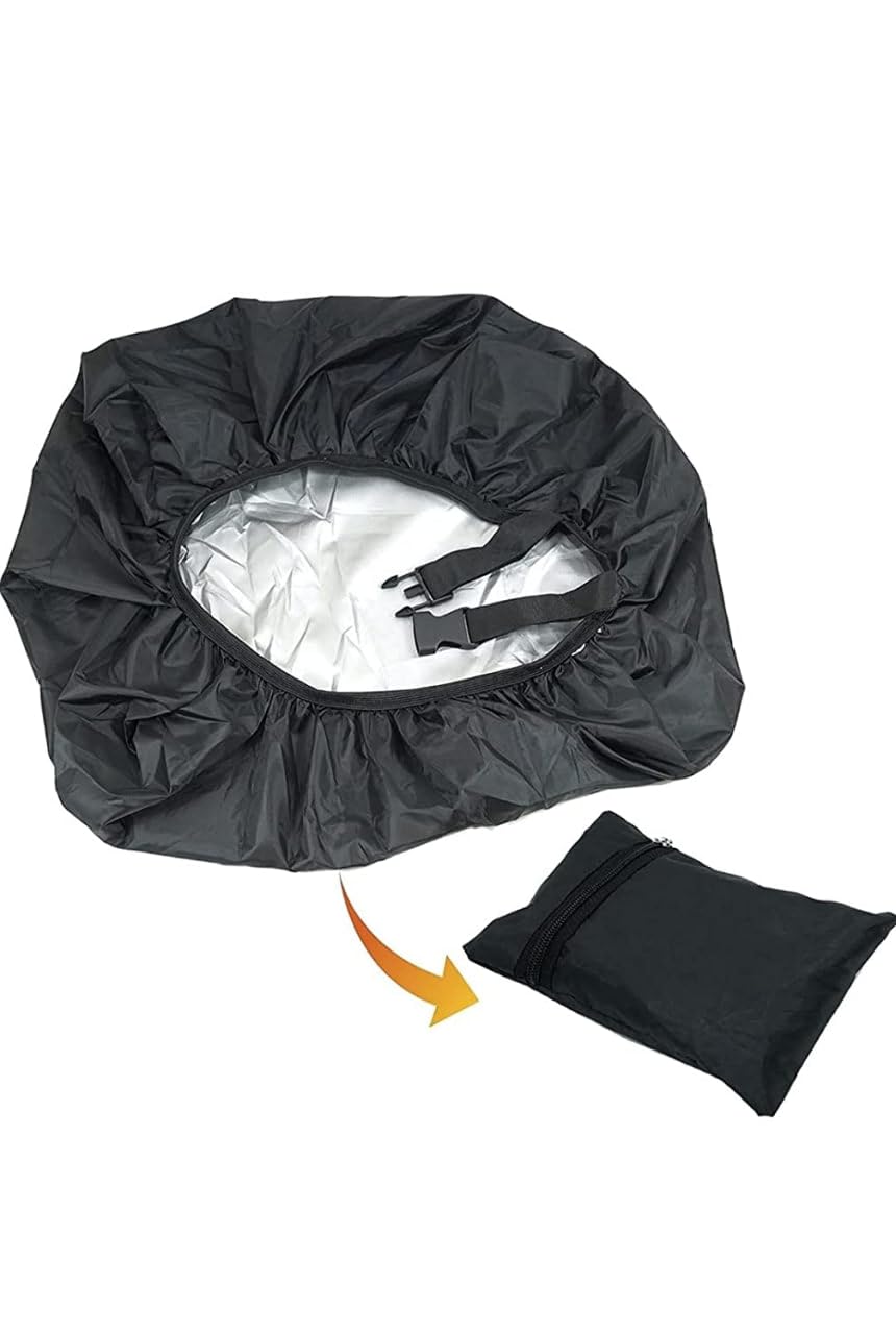 Waterproof Nylon Rain Cover/Dust Cover Elastic Adjustable for Laptop Bags and Backpacks, School Bag Waterproof Cover,Dust Proof, Backpack,Laptop Bag - 20653