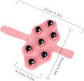 Palm Shaped Massage Glove, a portable manual massager with 7x 360-Degree magnetic roller balls for a deep tissue massage - 10398