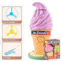 BWL-61A Ice Cream Shaped Flying Disc Propeller Toy for Children, Outdoor Flying Toy, Random Design
