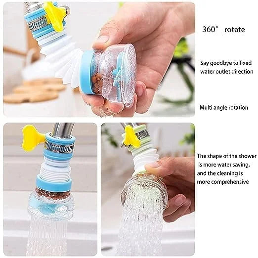 Anti Splash Water Saving Movable Sink Faucet Expandable Water Tap Filter Shower Head Rotatable Nozzle Adapter Tap320 - 010054