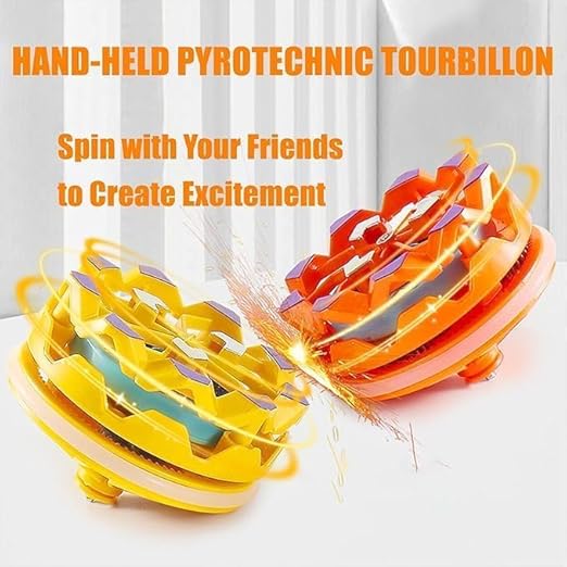 Fingertip Gyro, Handheld Gyroscope Collision Light up Spinning Top Toy Spinning Gyroscope Battle Decompression Toy - 20326