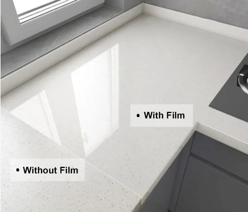 Kitchen Anti-Oil & High-Temperature Resistance Transparent Tile Sticker, Kitchen Backsplash Clear Wall Protector, Splash Protection Moisture Proof Self Adhesive (60 x 200 cm) - 10327