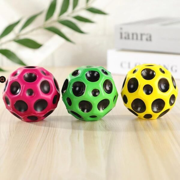 {Pack of 12} Bouncy Ball Camouflage Moon Ball for Kids {Random Design} - 2534