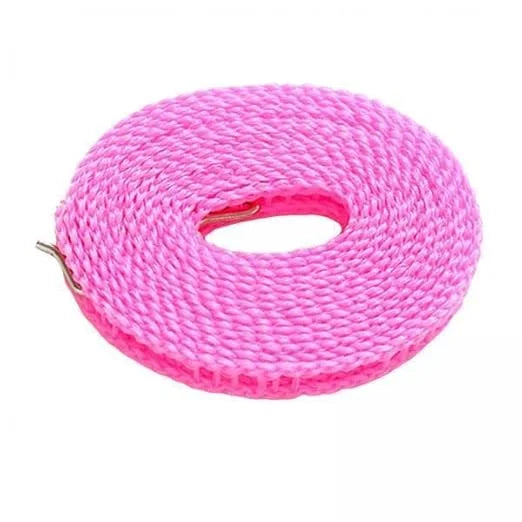 Nylon Rope for Clothes Drying with Hooks Rope Wire for Drying Hanging Clothes - 10366