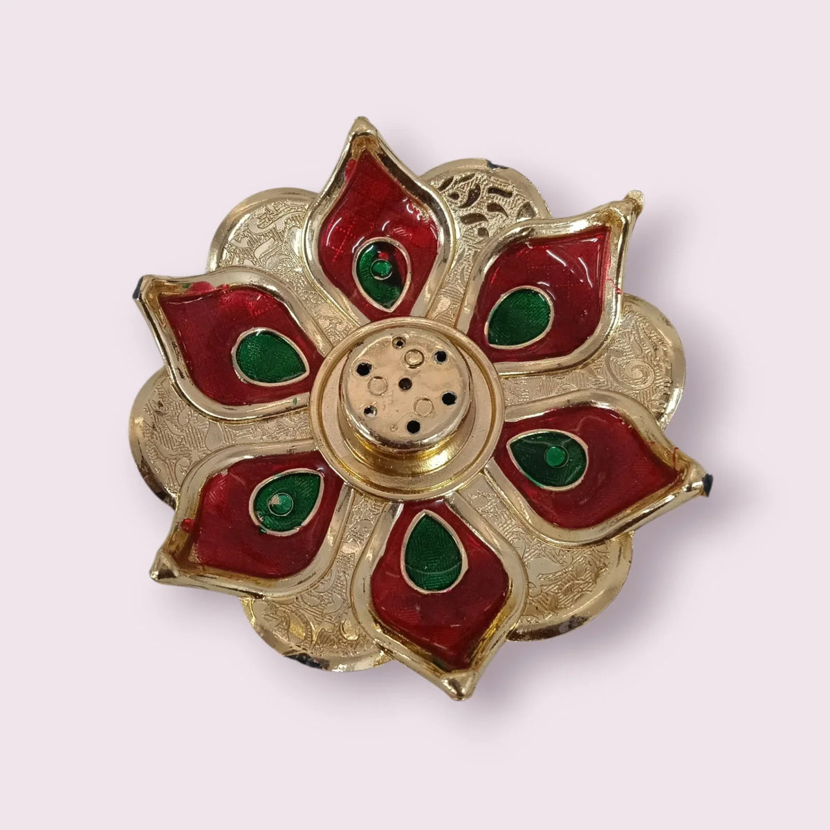 Flower Design Agarbatti Stand Incense Holder for Festive Decorations {Random Design} - 11350