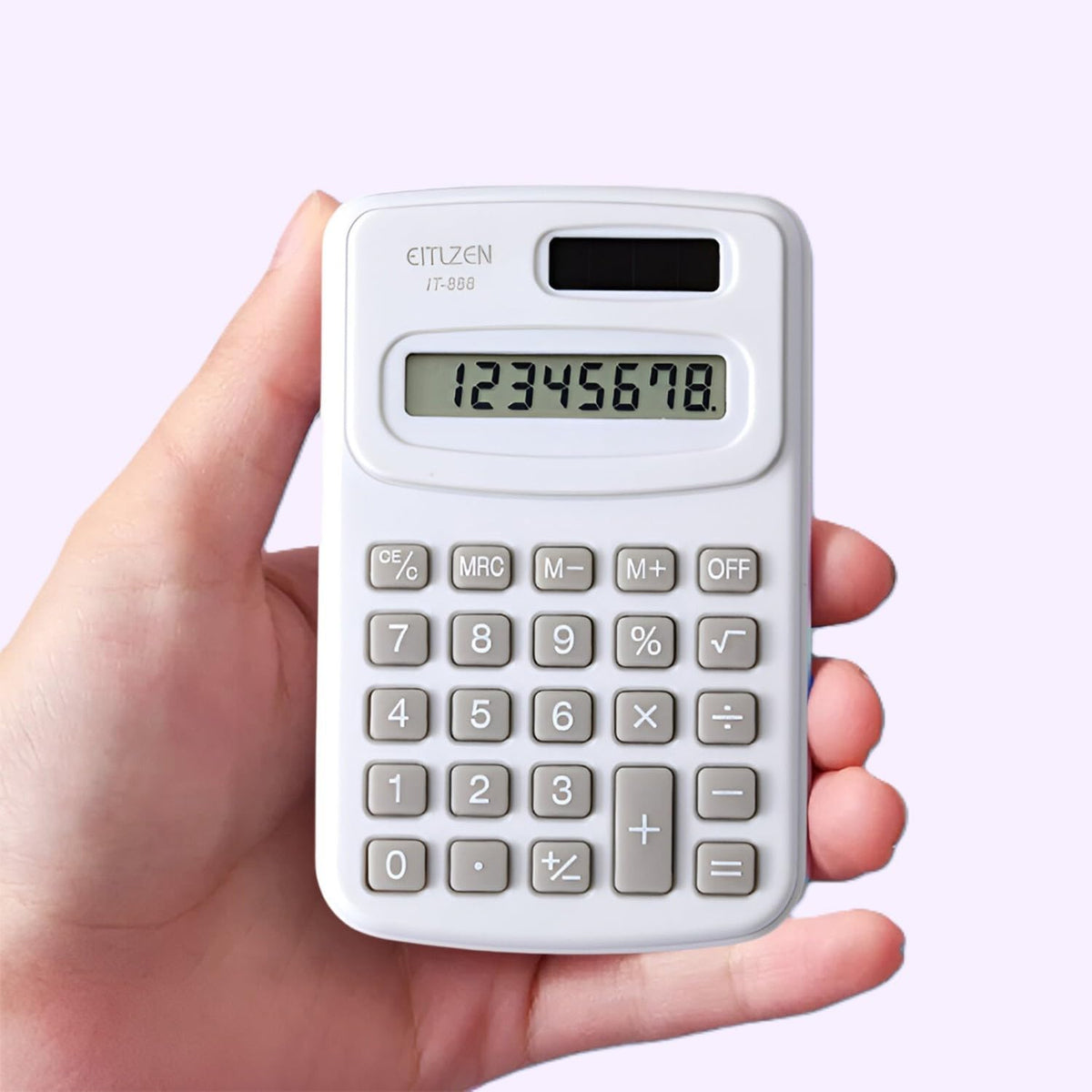 MN-9303 Mini 8-Digit Electronic Calculator – Cute & Simple Scientific Calculator for Students & Office, Small & Portable Design multicolor