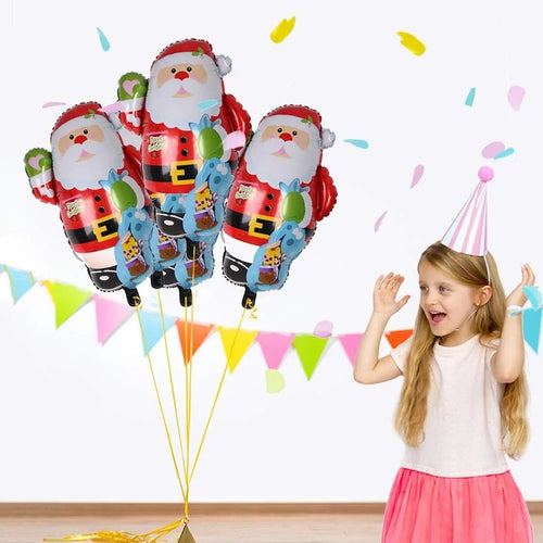 Christmas Santa Foil Balloon Xmas Party Decor size 24*49 cm - 10041