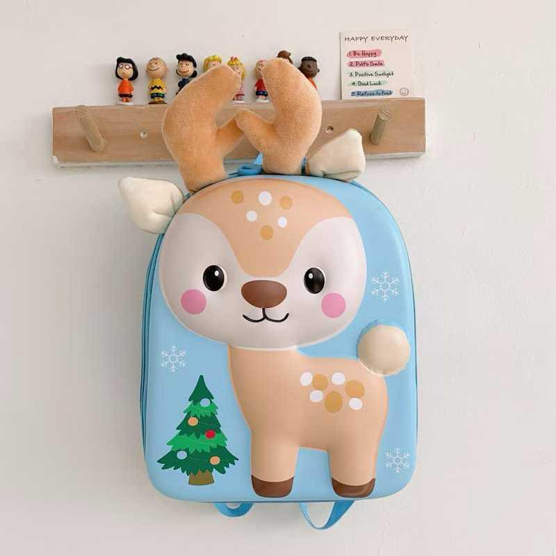 Toddler Backpack, Waterproof Schoolbag Lunch Backpack, Cute Animal Cartoon Schoolbag Backpack for Girls, Boys (Multicolor) - 20163