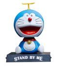 Super Hero Doremon Action Figure Limited Edition Bobblehead with Mobile Holder for Car Dashboard - 20341