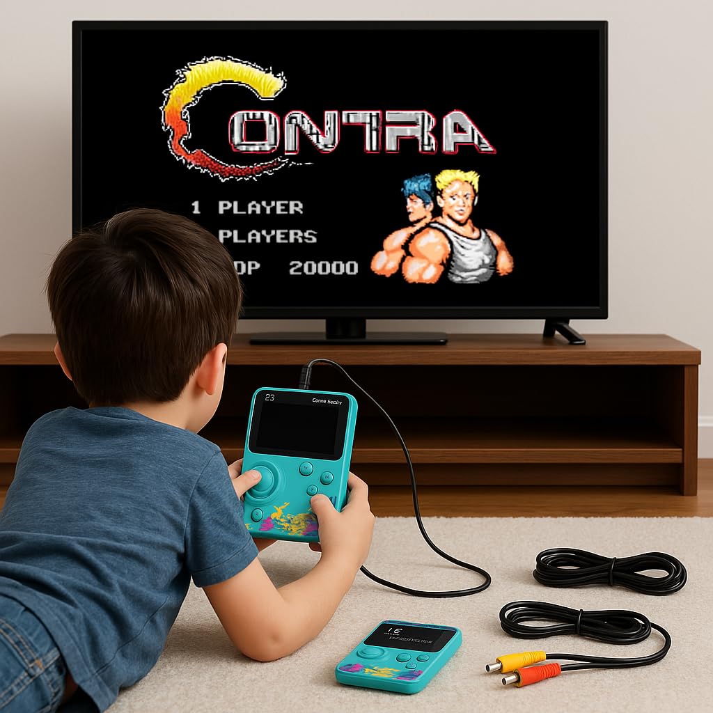 G5 500 in 1 Retro Video Game Box, Best Gift for Kids, 500 Games Like Contra, Tank, Bomber Man, Etc.