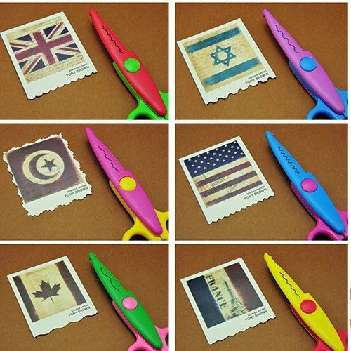 ( 12 pcs ) Zig Zag Scissors - 1294
