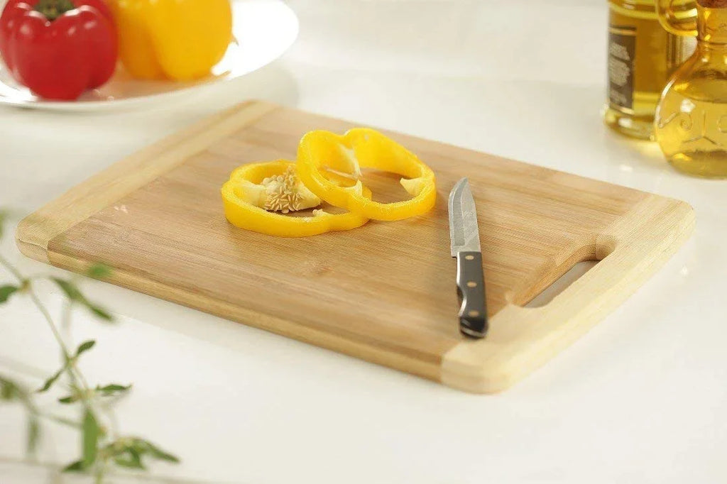 Wooden Chopping Board for Kitchen with Wood Handle,Vegetable Cutting Board for Kitchen 32×22 Cm - 10121