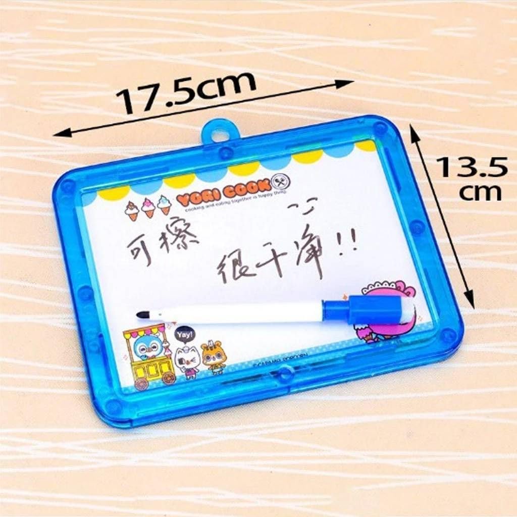 0018-A18 White Board Two in One Slate with Marker, Eraser, for Kids Creative Learning Board for Toddlers {Random Color}