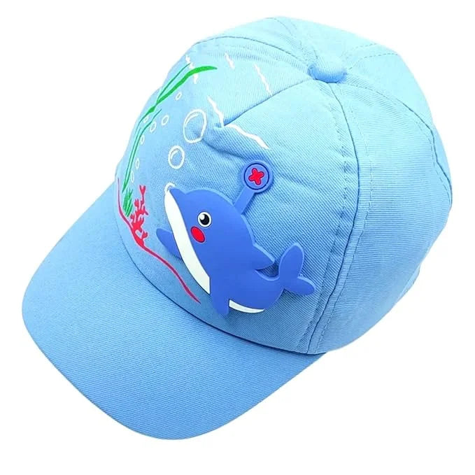 Zacharias Unisex Kids Cotton Baseball Cap {Random Design} - 20104