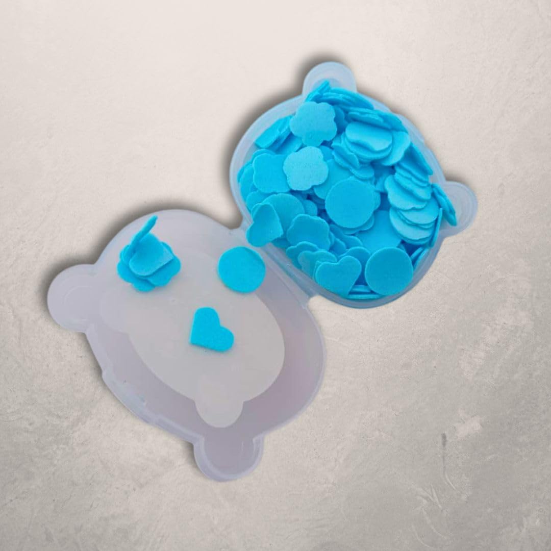 Teddy Bear Paper Soap Portable Hand Wash Soap - Travel Friendly Hygiene Accessory for Kids - 0504