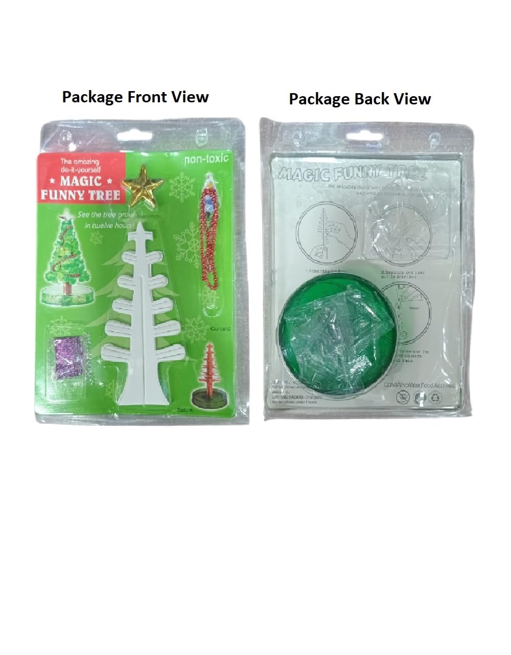 Magic Growing Crystal Christmas Tree DIY Kit | Christmas Celebration for Kids | Fun Party Toys - 20531