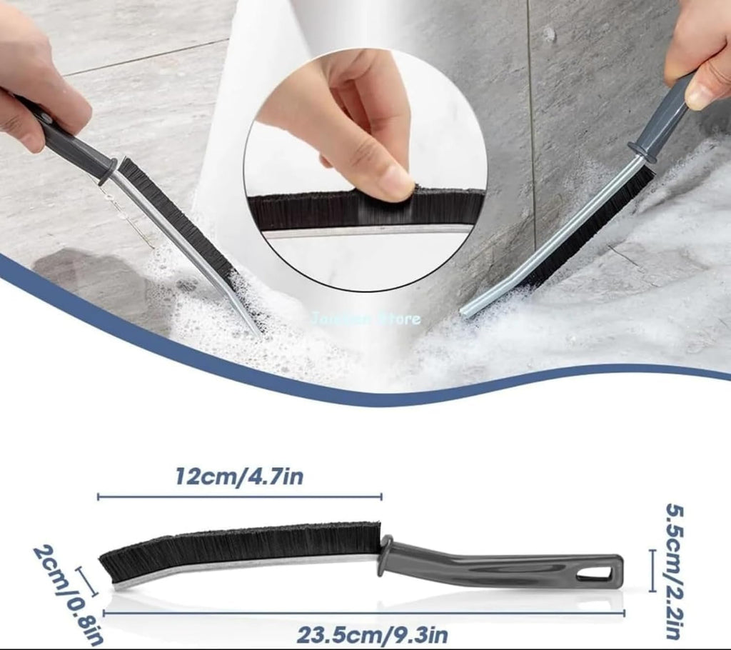 Plastic Gap Cleaning Brush, Hard Bristle Crevice Cleaning Brush Tool for Household Use, Multifunctional Dead Corner Cleaning Brush for Tiles, Bathroom, Kitchen - 20551