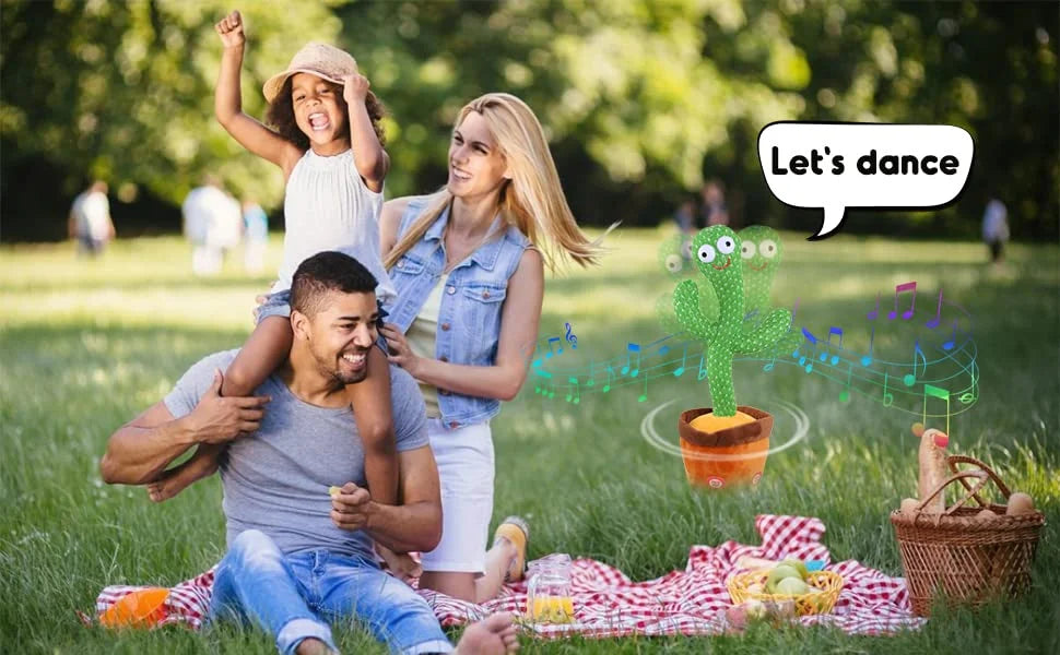 Talking-Green Cactus Toy - 1202