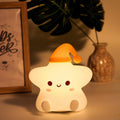 Zh-156 Star Light, Night Lamp for Kids, Night Light for Bedroom, Birthday Gift for Kids, Cute Table Lamp, Silicone Rechargeable Lamps with Charging Plug, Valentine Gift for Girlfriend