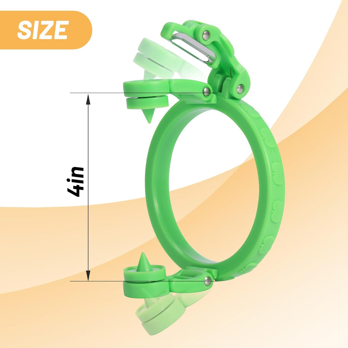 Handheld Apple Peeler for Apple Pear Manual Rotating Apple Pear Peeler Zester Kitchen Gadget Apple Peeling Hand Rotation Fruit Spiralizer Peeler Machine Gift Ideas - 20528