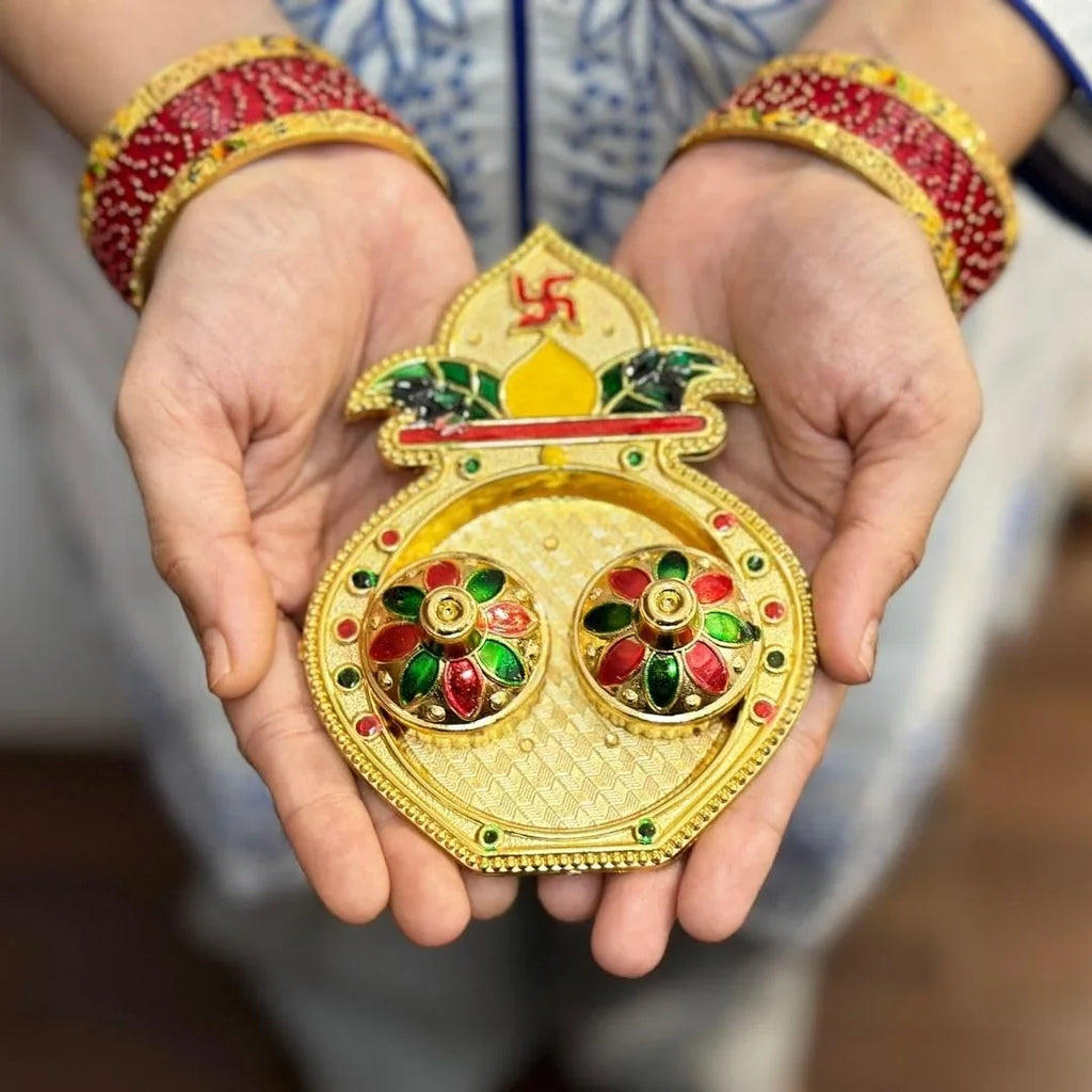 Haldi Kumkum Return Gift Set Random Shape - 10124