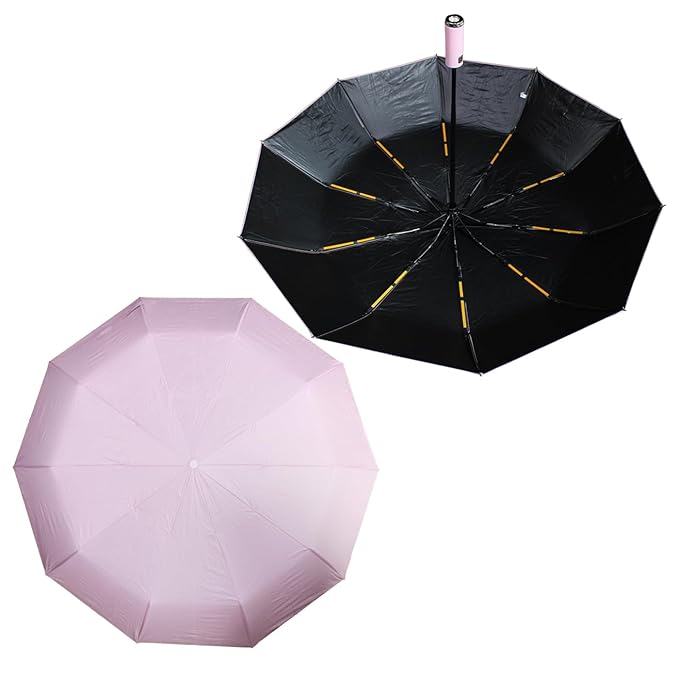 LED Light Umbrella for Men Windproof Umbrella for Rain for Unisex Multicolor - 20664
