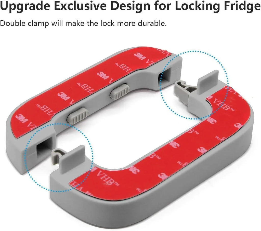 Refrigerator Lock For Child Safety Cabinet Lock Fridge Freezer Door Lock - 10248