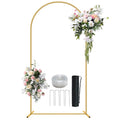 Metal Arch Backdrop Stand Gold Wedding Balloon Frame Pergola Arbor 4ft. - 21081