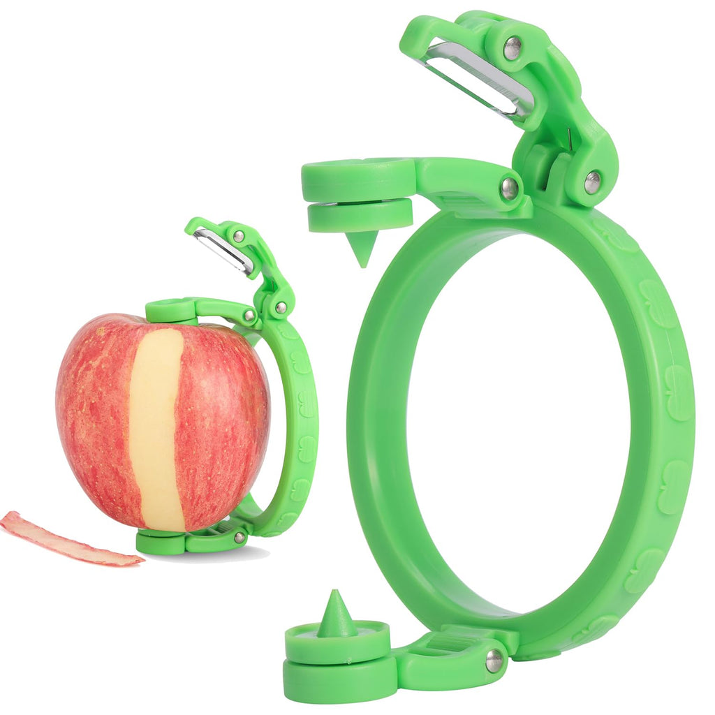 Handheld Apple Peeler for Apple Pear Manual Rotating Apple Pear Peeler Zester Kitchen Gadget Apple Peeling Hand Rotation Fruit Spiralizer Peeler Machine Gift Ideas - 20528