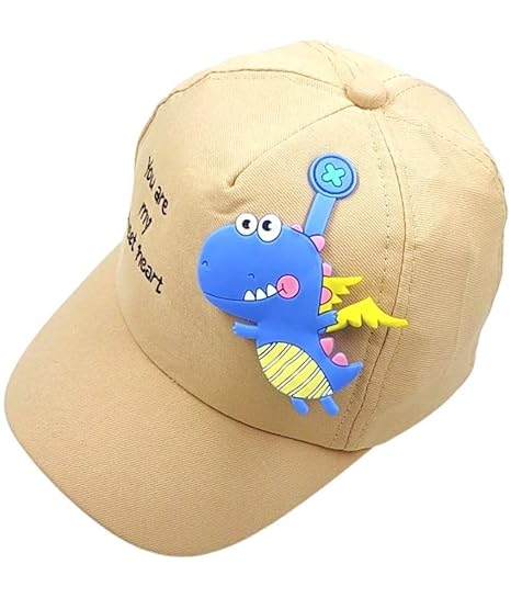 Zacharias Unisex Kids Cotton Baseball Cap {Random Design} - 20104
