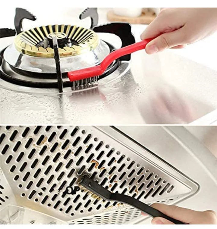 kitchen tools Mini Plastic Gas Cleaning Tool Kit Wire Brush Set of 3 - 8005