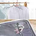 Multifunctional Plastic Folding Clothes Rack Lightweight Durable Portable Save Space Protect Clothes Widely Application(Multicolor) - 20570