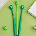 Silicone Shake Gel Pen – Silicone Gel Pen for Smooth Writing with Cute Cartoon Topper - 7241