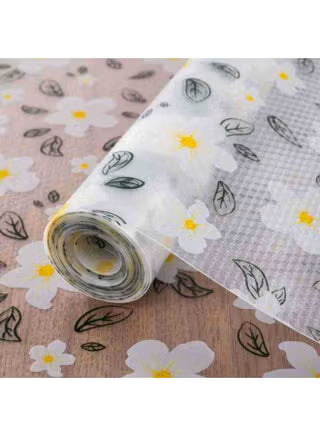 Anti-Slip Drawer & Shelf Mat Roll | Non-Slip Kitchen Cabinet Liner | Waterproof, Washable, Multipurpose Fridge/Drawer/Closet Mat {Random Design} - 20557