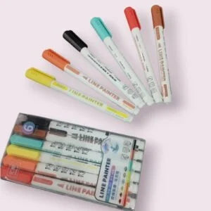 Line Painter Marker 6 Pcs Double-line Contour Marker Pen - 606