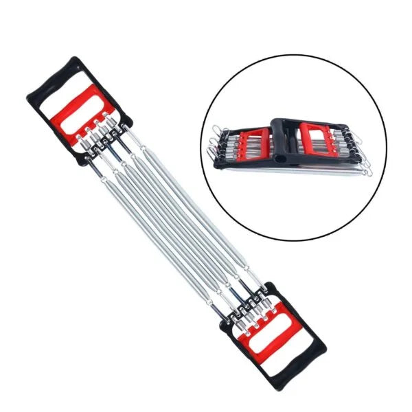 Chest Expander Chest Workout Equipment Dual Use Adjustable 5 Spring Pull - 9014