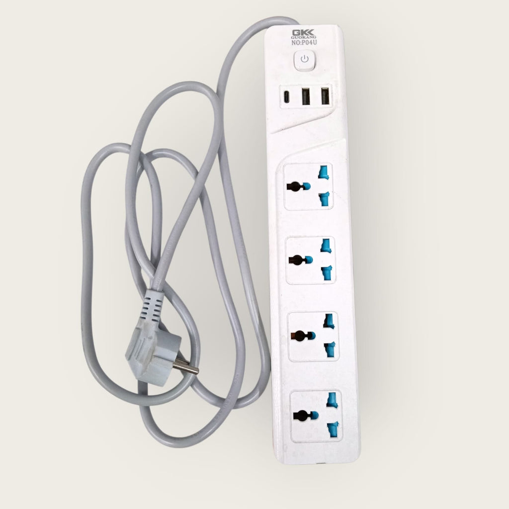 GKK Multi Extension Socket 250V {4 plug} - 10428