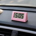 Mini Digital Clock Portable Cute Gadget for Car Dashboard Student Desktop Clock Home Office Bedroom Decor, - 10515