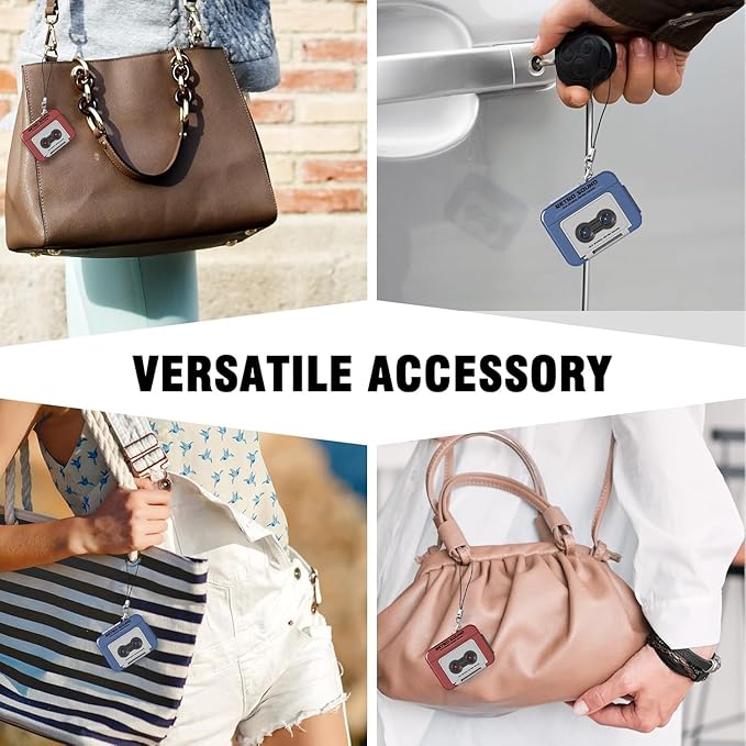 Retro Tape Recorder 3D Keychain with Sound | Mini Vintage Cassette Player Key Chain - 20026