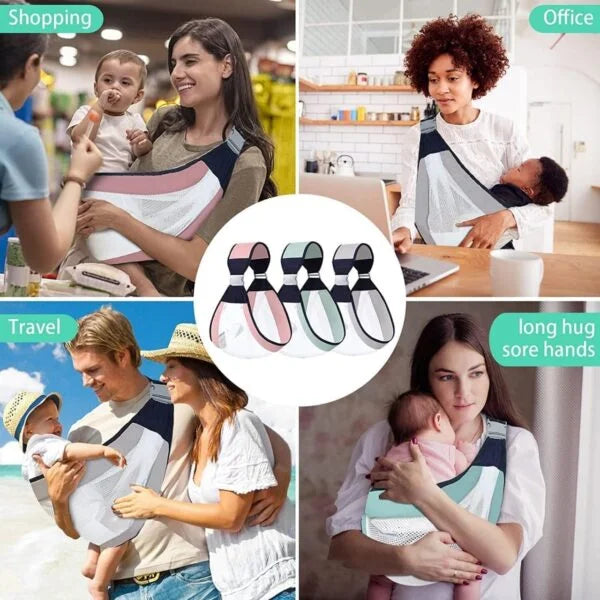 Adjustable Baby Carrier Belt Newborn to Toddler, Baby Wraps Carrier - 10360