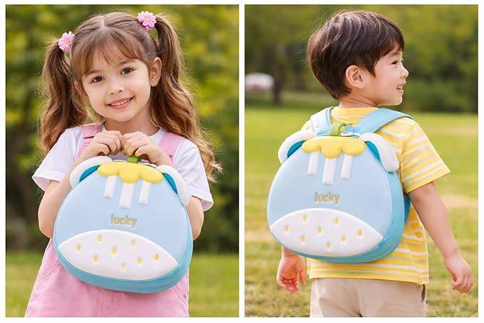 Cute Lightweight Kids Backpack for Girls & Boys | Soft Cushioned School Bag - 8845
