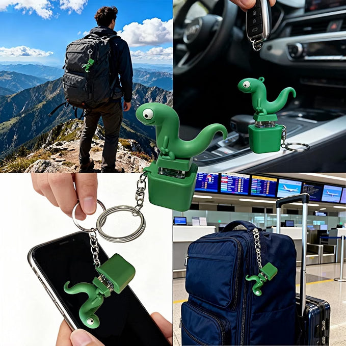 Animal Keychains Stress Reliever with Colorful Lights, Fun & Portable Anxiety Relief - 21192