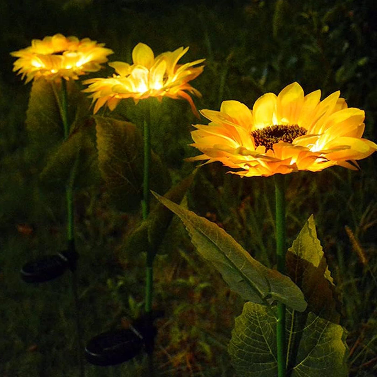 Led Solar Sunflower/Light Flower for Garden/Garden Solar Flower for Outdoor Pack of 1 - 20308