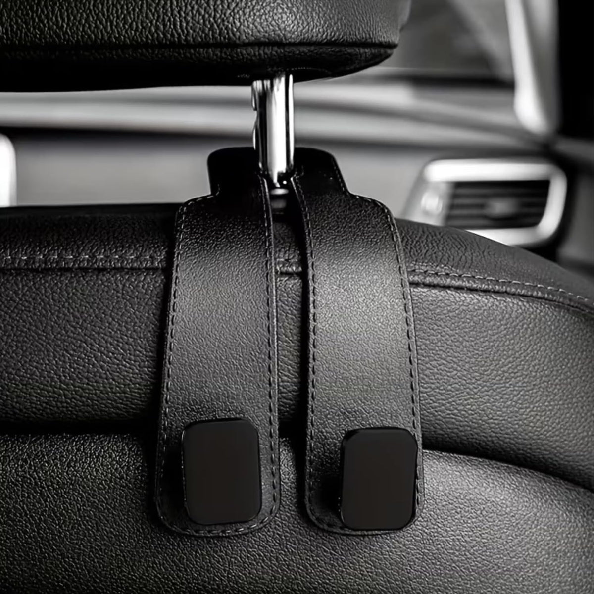 Car Hooks with Phone Holder | Car Seat Hooks for Purses and Bags | Hangers for Handbags, - 21206
