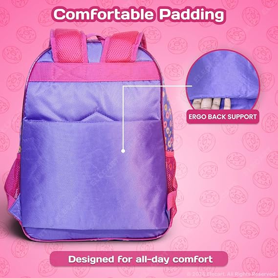 School Backpack for Kids & Teen Girls | Lightweight Waterproof School Bag | Multi-Compartment Bookbag with Padded Straps & Side Pockets Size= 40*30*15 - 6160