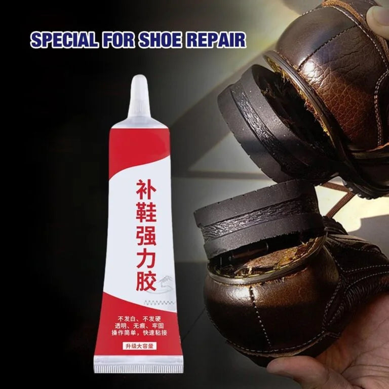 Shoe Repair Glue, 60ml Waterproof & Quick-Drying Footwear Adhesive, Instant Strong & Flexible Fabric Glue for Sole Repair - 10523